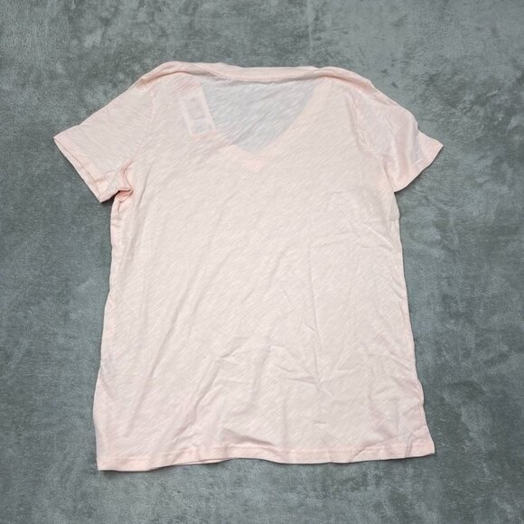 Felina Womens V-Neck Pink Lightweight Tee XXL Soft Cotton Blend d0609 - Picture 7 of 8